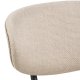 ACT NORDIC Denise spisebordsstol - beige stof og sort stl
