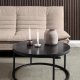ACT NORDIC Faith sovesofa, m. click & clack - beige stof og sort stl (196x98)