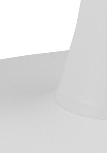 ACT NORDIC Malta spisebord, kvadratisk - hvid Unico keramik og hvid stl (90x90)