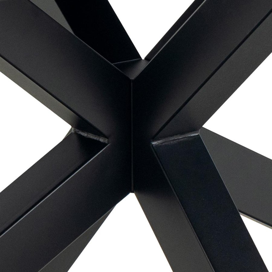 ACT NORDIC Heaven spisebord, m. 1 tillgsplade - sort keramik|glas og sort stl (200/240x100)