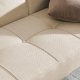 ACT NORDIC Perugia sovesofa - beige stof og sort stl