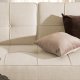 ACT NORDIC Perugia sovesofa - beige stof og sort stl