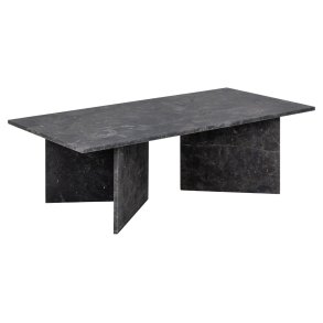 ACT NORDIC Vega sofabord, rektangulr - brun marmor (140x70)