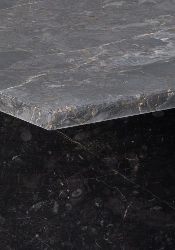 ACT NORDIC Vega sofabord, rektangulr - brun marmor (140x70)