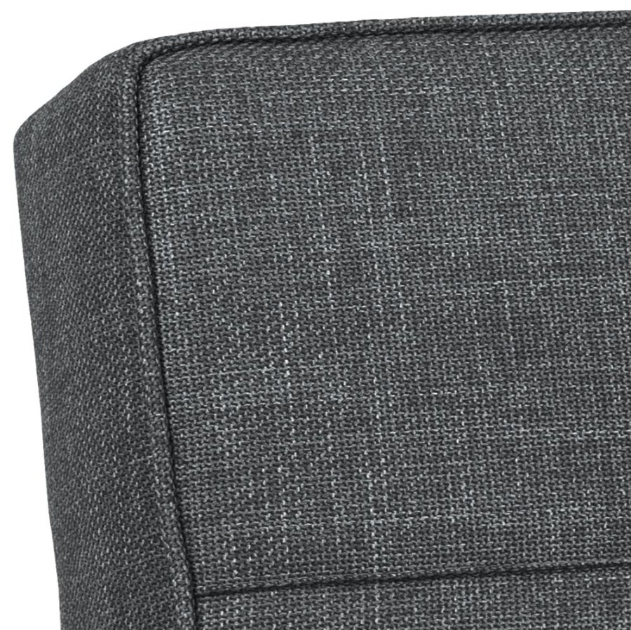 ACT NORDIC Perugia sovesofa - mrkegr stof og sort stl