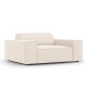 MICADONI Jodie lnestol, m. armln, 1 sde - beige fljl og sort plast