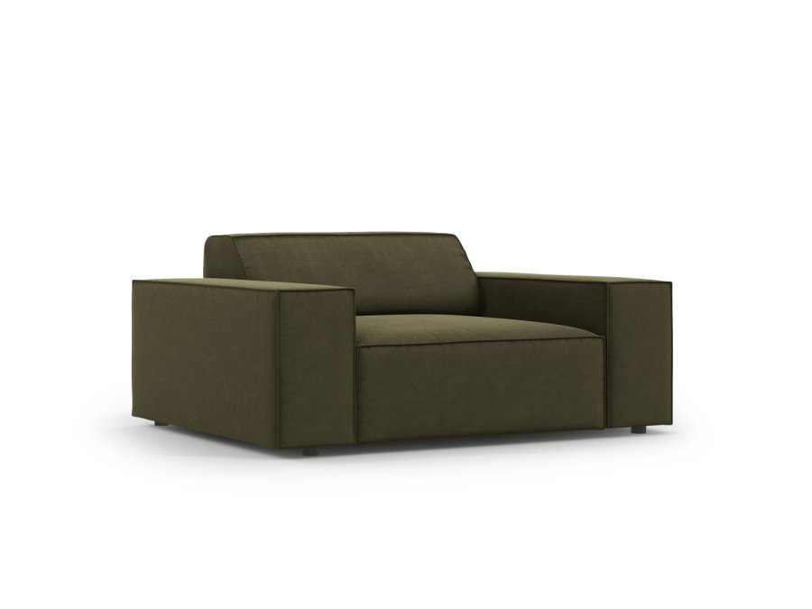 MICADONI Jodie lnestol, m. armln, 1 sde - grn fljl og sort plast