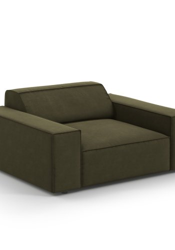 MICADONI Jodie lnestol, m. armln, 1 sde - grn fljl og sort plast