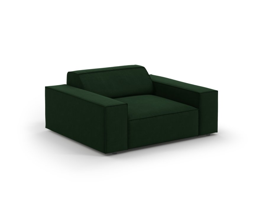 MICADONI Jodie lnestol, m. armln, 1 sde - grn fljl og sort plast