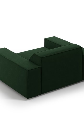 MICADONI Jodie lnestol, m. armln, 1 sde - grn fljl og sort plast