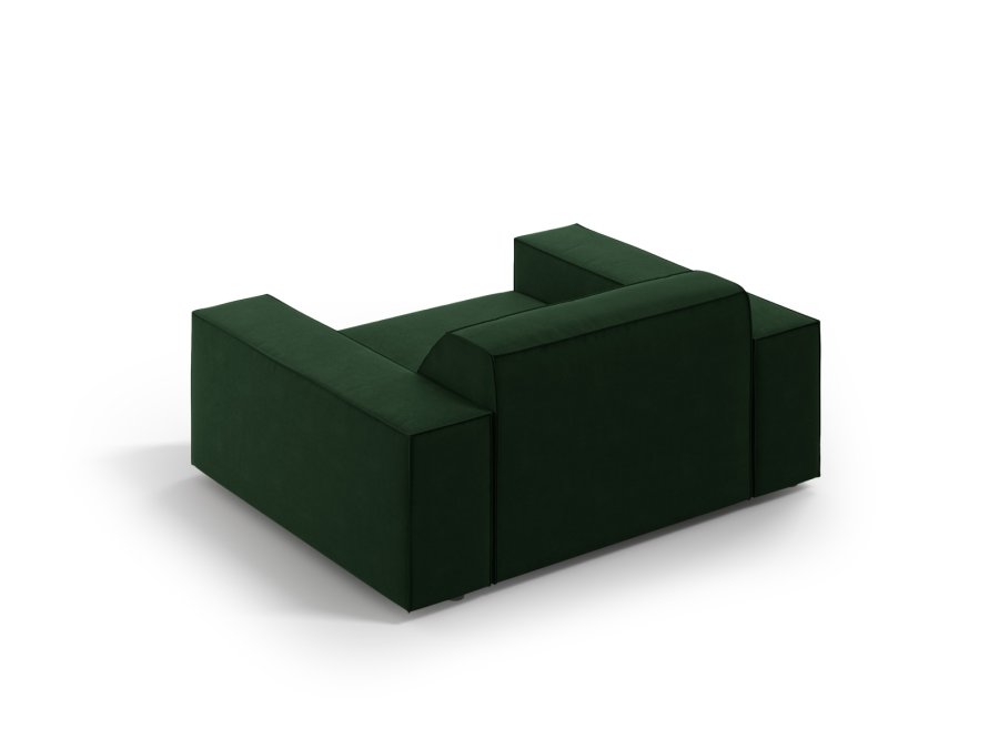 MICADONI Jodie lnestol, m. armln, 1 sde - grn fljl og sort plast