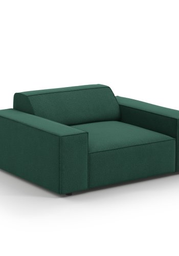 MICADONI Jodie lnestol, m. armln, 1 sde - grn stof og sort plast