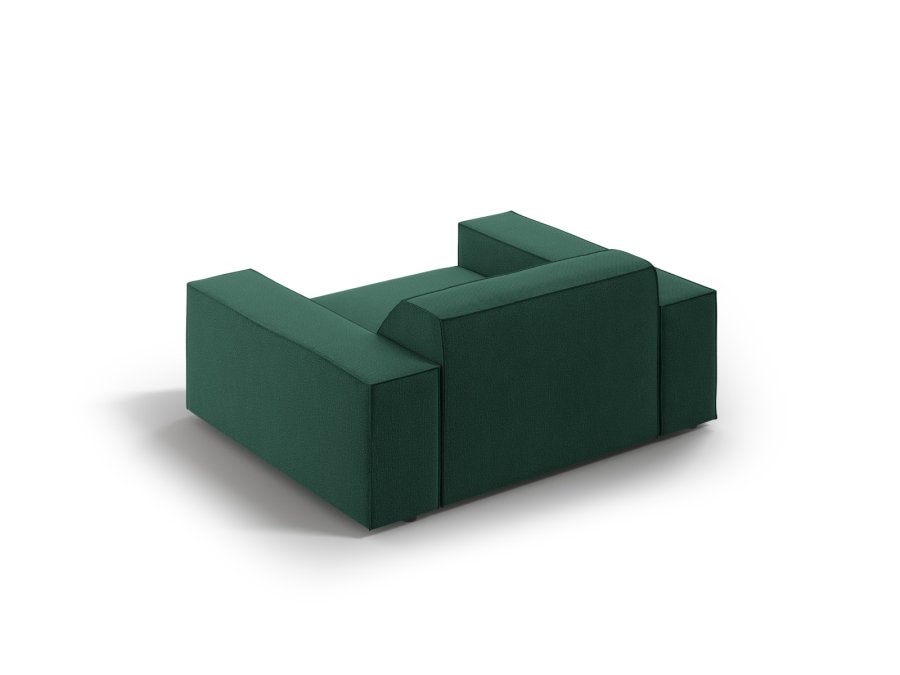 MICADONI Jodie lnestol, m. armln, 1 sde - grn stof og sort plast