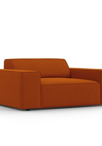 MICADONI Jodie lnestol, m. armln, 1 sde - orange stof og sort plast