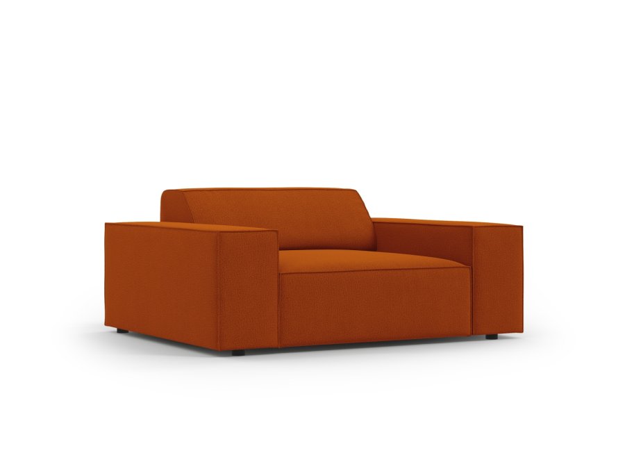 MICADONI Jodie lnestol, m. armln, 1 sde - orange stof og sort plast