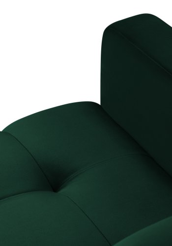 MICADONI Mamaia lnestol, m. armln, 1 sde - grn fljl og guld metal