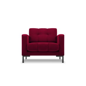 MICADONI Mamaia lnestol, m. armln, 1 sde - rd fljl og sort metal