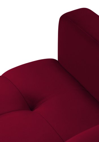 MICADONI Mamaia lnestol, m. armln, 1 sde - rd fljl og sort metal