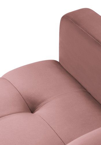 MICADONI Mamaia lnestol, m. armln, 1 sde - lyserd fljl og sort metal