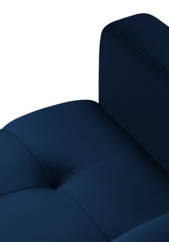 MICADONI Mamaia lnestol, m. armln, 1 sde - bl fljl og sort metal