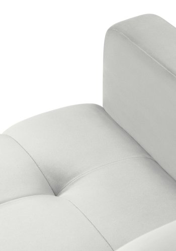 MICADONI Mamaia lnestol, m. armln, 1 sde - slv fljl og sort metal