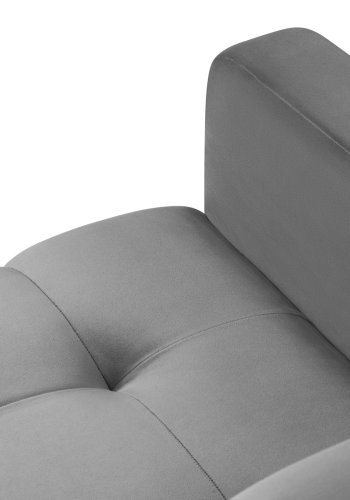 MICADONI Mamaia lnestol, m. armln, 1 sde - gr fljl og sort metal