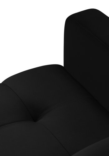MICADONI Mamaia lnestol, m. armln, 1 sde - sort fljl og sort metal