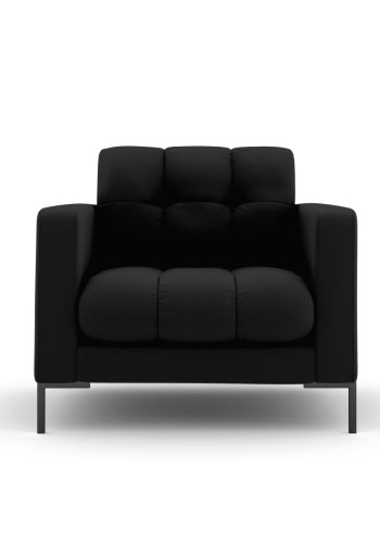 MICADONI Mamaia lnestol, m. armln, 1 sde - sort stof og sort metal