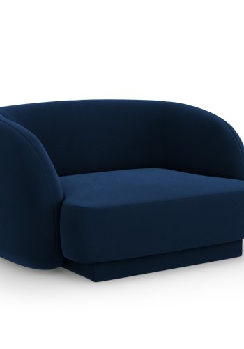 MICADONI Miley lnestol, m. armln, 1 sde - bl fljl og sort plast