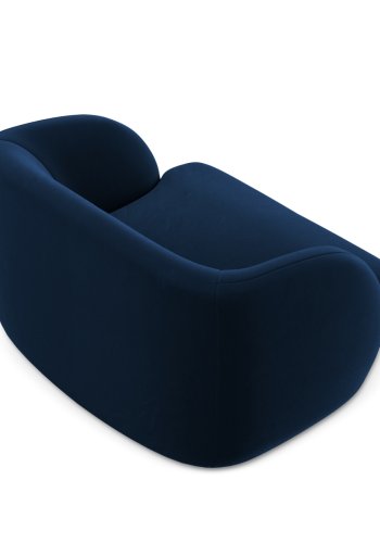 MICADONI Miley lnestol, m. armln, 1 sde - bl fljl og sort plast