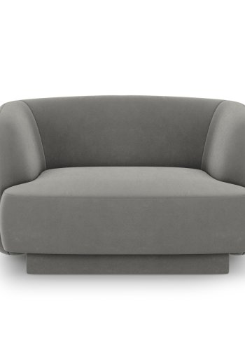 MICADONI Miley lnestol, m. armln, 1 sde - gr fljl og sort plast