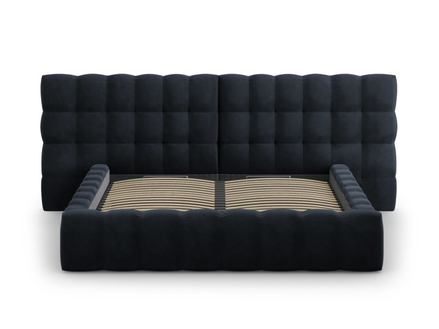 MICADONI Mamaia sengeramme, m. dobbelt sengegavl og lameller - bl fljl (230x200x100)