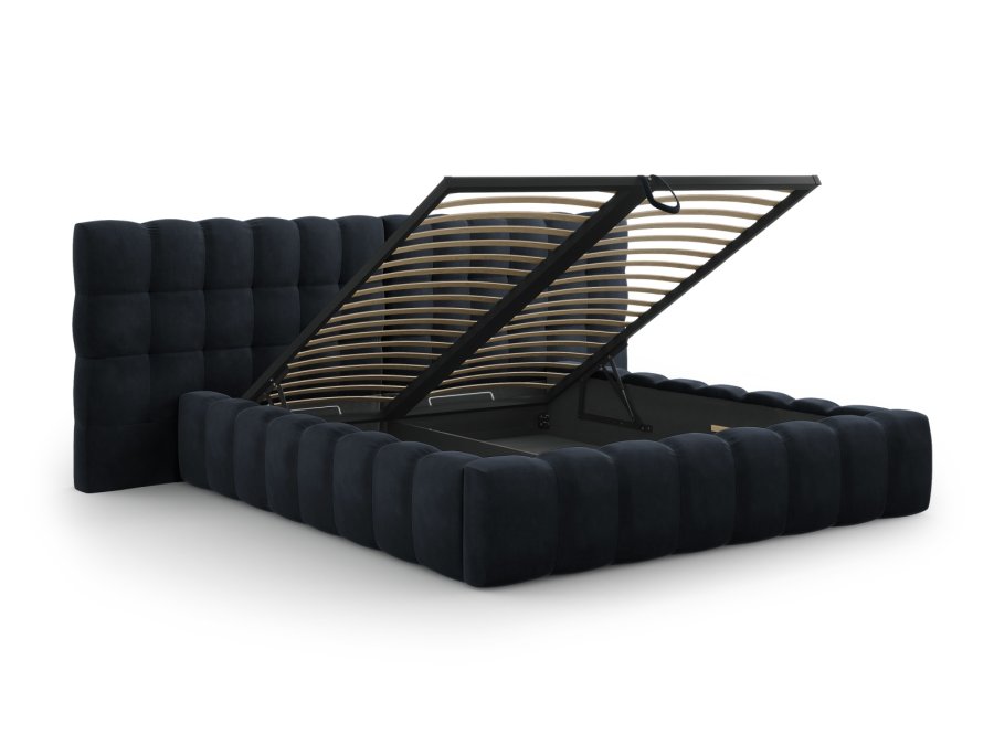 MICADONI Mamaia sengeramme, m. dobbelt sengegavl og lameller - bl fljl (230x200x100)