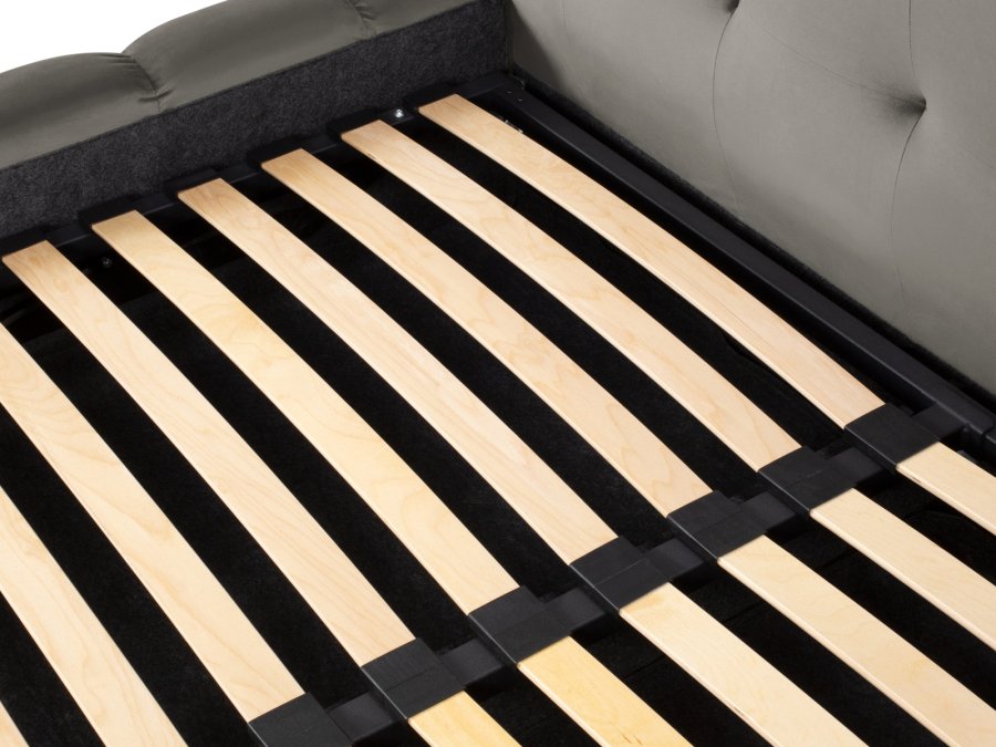 MICADONI Mamaia sengeramme, m. dobbelt sengegavl og lameller - gr fljl (230x200x100)