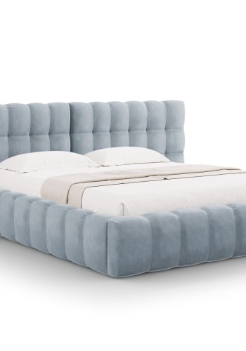 MICADONI Mamaia sengeramme, m. dobbelt sengegavl og lameller - bl fljl (230x250x100)