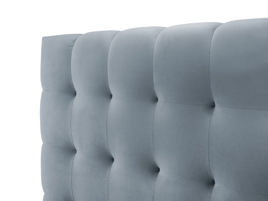 MICADONI Mamaia sengeramme, m. dobbelt sengegavl og lameller - bl fljl (230x250x100)