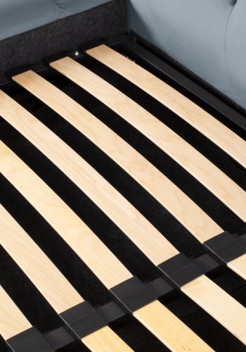 MICADONI Mamaia sengeramme, m. dobbelt sengegavl og lameller - bl fljl (230x250x100)