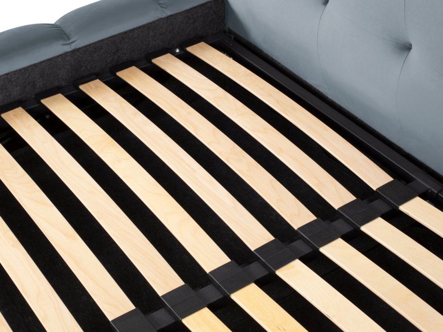 MICADONI Mamaia sengeramme, m. dobbelt sengegavl og lameller - bl fljl (230x250x100)