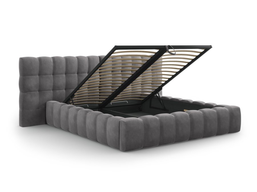 MICADONI Mamaia sengeramme, m. dobbelt sengegavl og lameller - gr fljl (230x300x100)