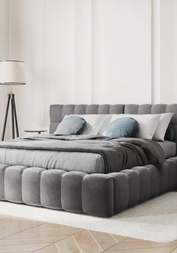 MICADONI Mamaia sengeramme, m. dobbelt sengegavl og lameller - gr fljl (230x300x100)