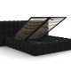 MICADONI Mamaia sengeramme, m. dobbelt sengegavl og lameller - sort fljl (230x300x100)