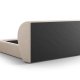 MICADONI Miley sengeramme, m. sengegavl og lameller - beige chenille (230x207x100)