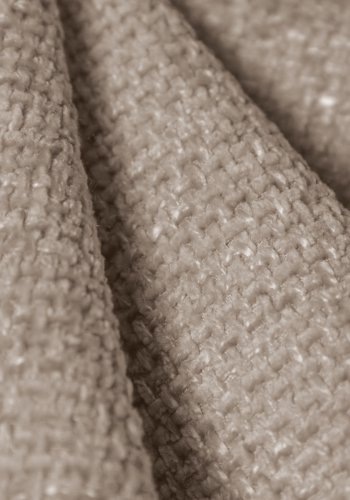 MICADONI Miley sengeramme, m. sengegavl og lameller - beige chenille (230x207x100)