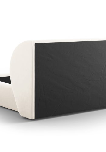 MICADONI Miley sengeramme, m. sengegavl og lameller - beige fljl (230x247x100)