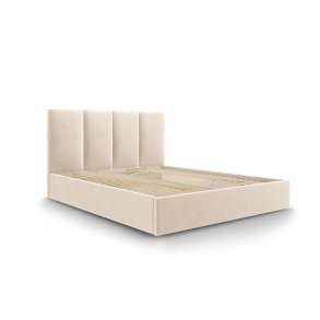MICADONI Pyla sengeramme, m. sengegavl og lameller - beige fljl (212x150x104)