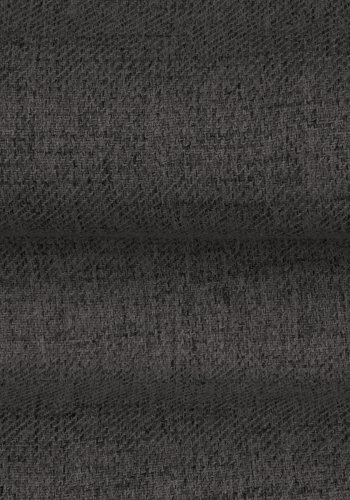 MICADONI Mamaia bnk,, 2 sder, rektangulr - antracitgr stof og sort metal (62x133x41)