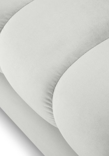 MICADONI Mamaia chaiselong, hjre - slv fljl og guld metal (185x102x75)