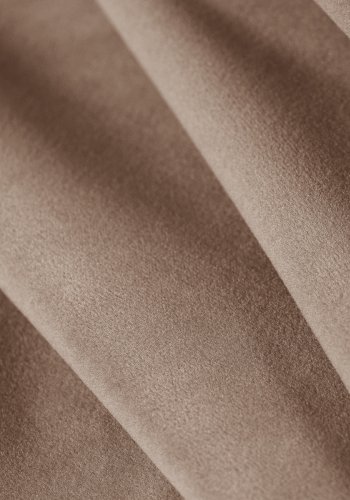 MICADONI Miley chaiselong, venstre - brun fljl og sort plast (150x95x70)