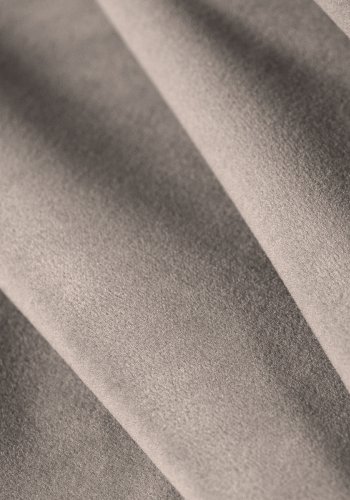 MICADONI Bellis hjrnesofa, venstre, 3 sder - beige fljl og sort plastik