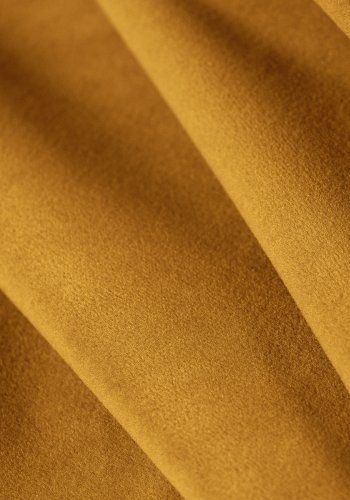 MICADONI Bellis Modular hjrnesofa, venstre, 4 sder - gul fljl og sort plastik